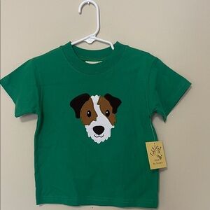 Luigi Kids Green Dog T-Shirt - 2T